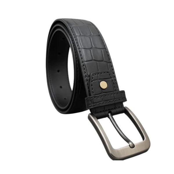 Black Leather Belt – Premium Quality, Classic Design, Perfect Everyday Fit